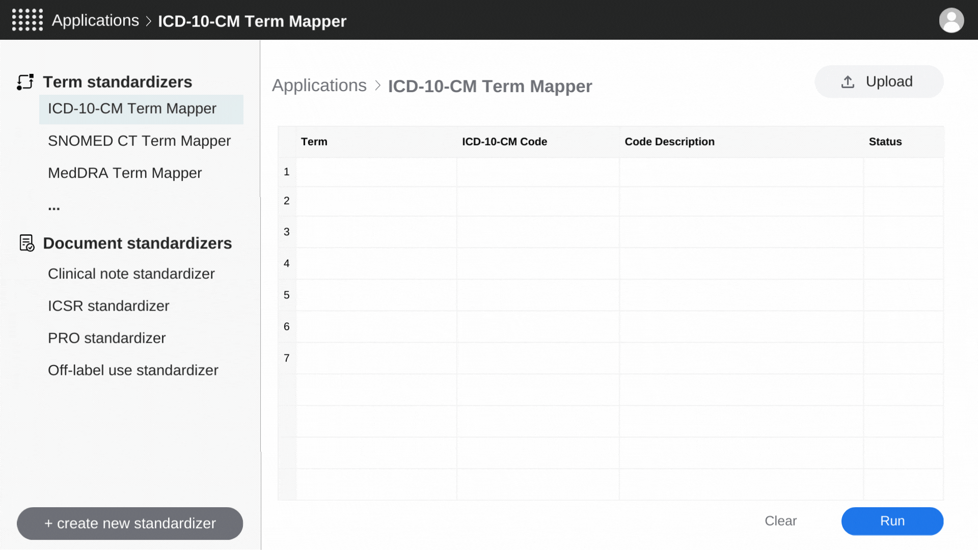 Map medical terms to ontologies
